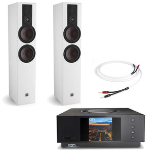 Naim Uniti Atom With Dali Opticon 6 MK2 Satin White