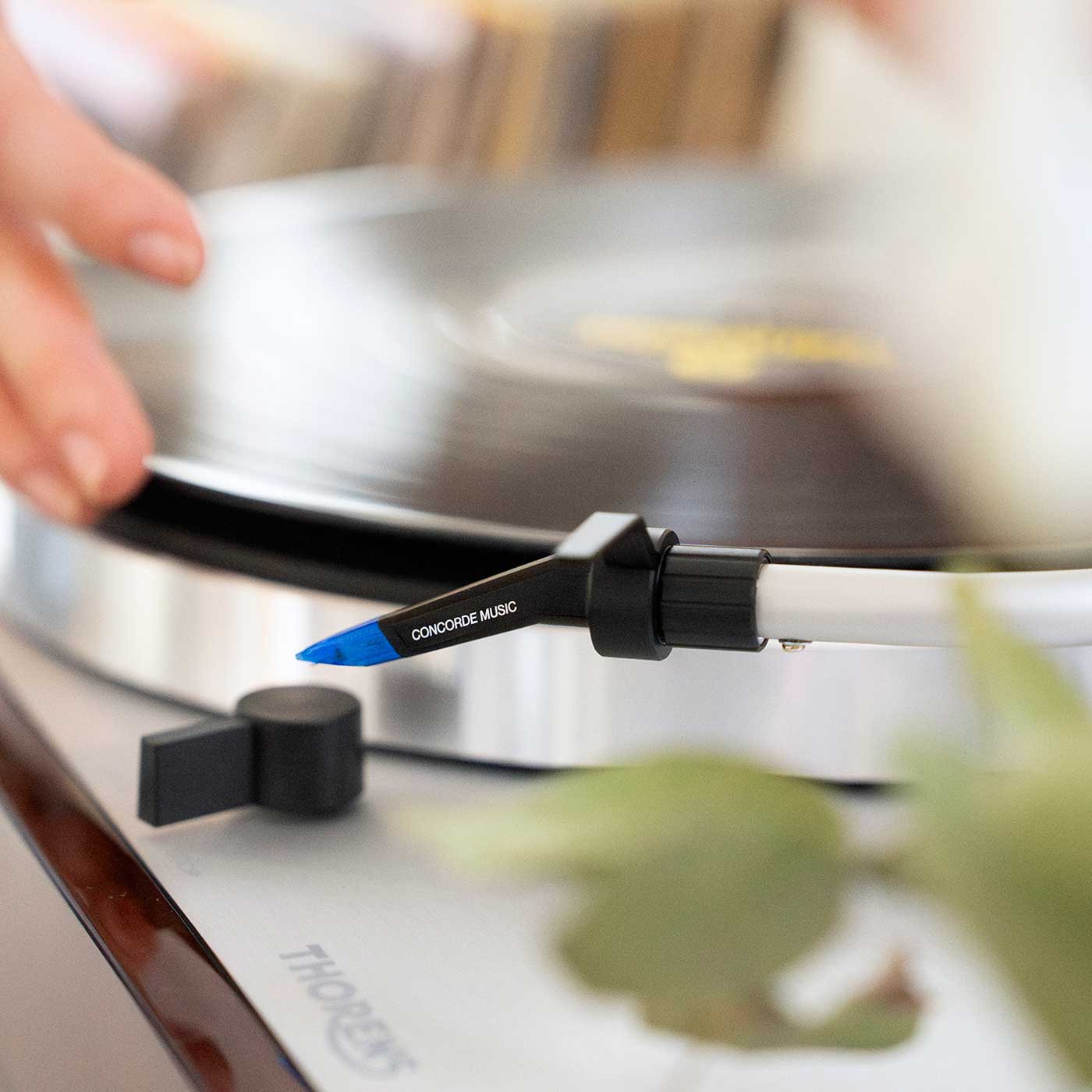 Ortofon Concorde Music Blue Cartridge In Use