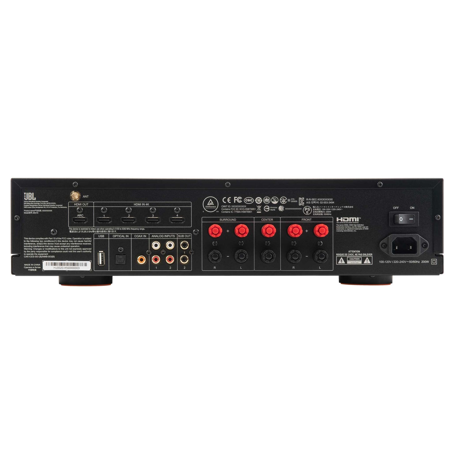 JBL MA310 5.2ch AV Amplifier