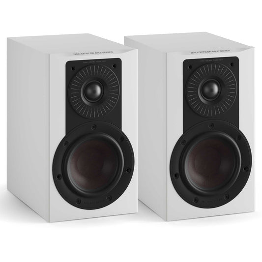 Dali Opticon 1 MK2 Bookshelf Speakers Satin White