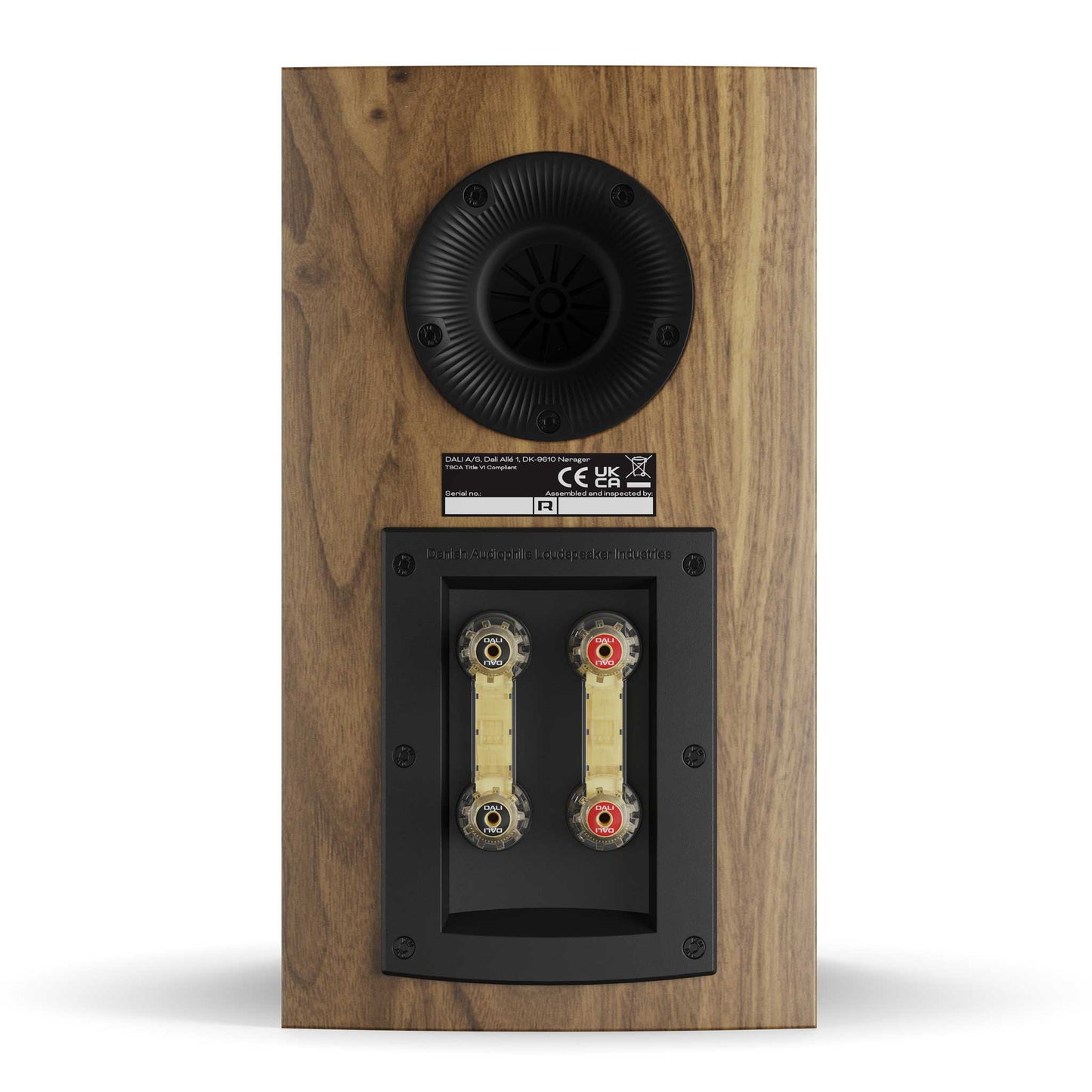 Dali Rubikore 2 Natural Walnut Speaker Terminals