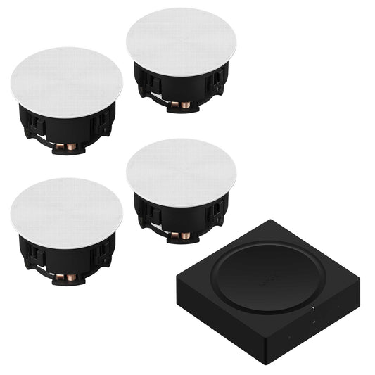 Sonos Amp In-Ceiling Set with 4 Speakers