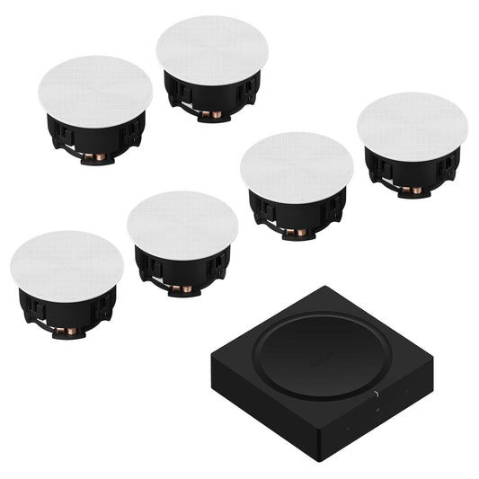 Sonos Amp In-Ceiling Set with Six Speakers