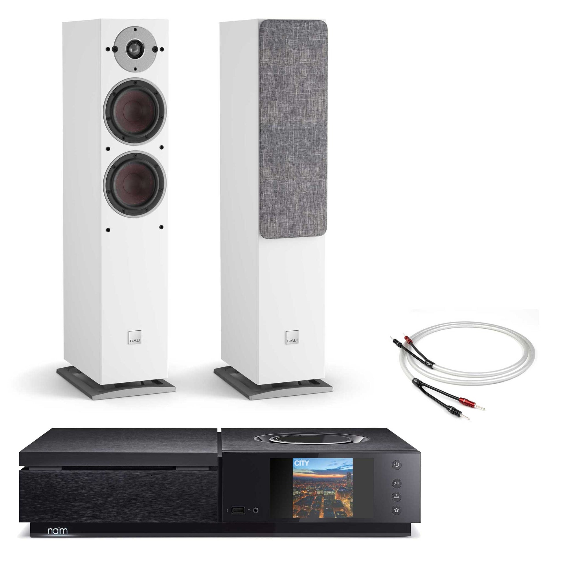 Naim Uniti Star With Dali Oberon 5 White