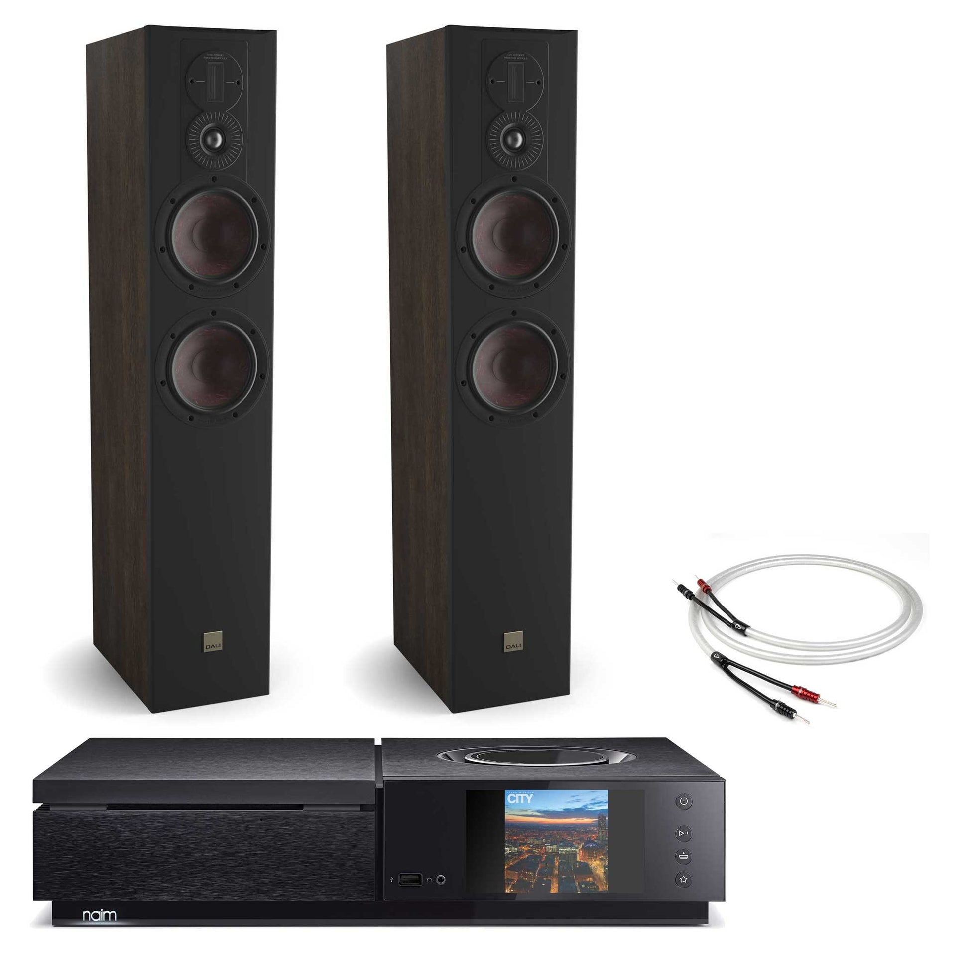 Naim Uniti Star With Dali Opticon 6 MK2 Tobacco Oak